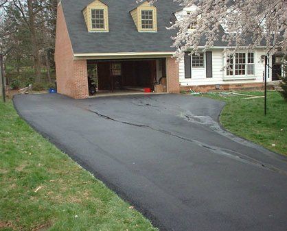 Completed Driveway — Asphalt Paving Contractor in Germantown, MD