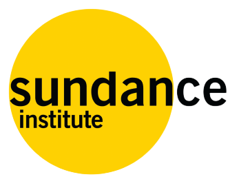 Sundance Institute logo: black text over a yellow circle