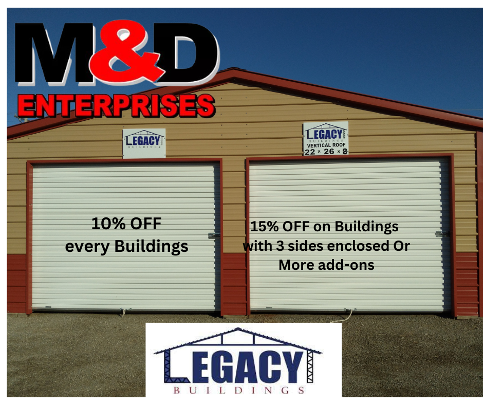 Barns, Carports & Steel Structures M&D Enterprises