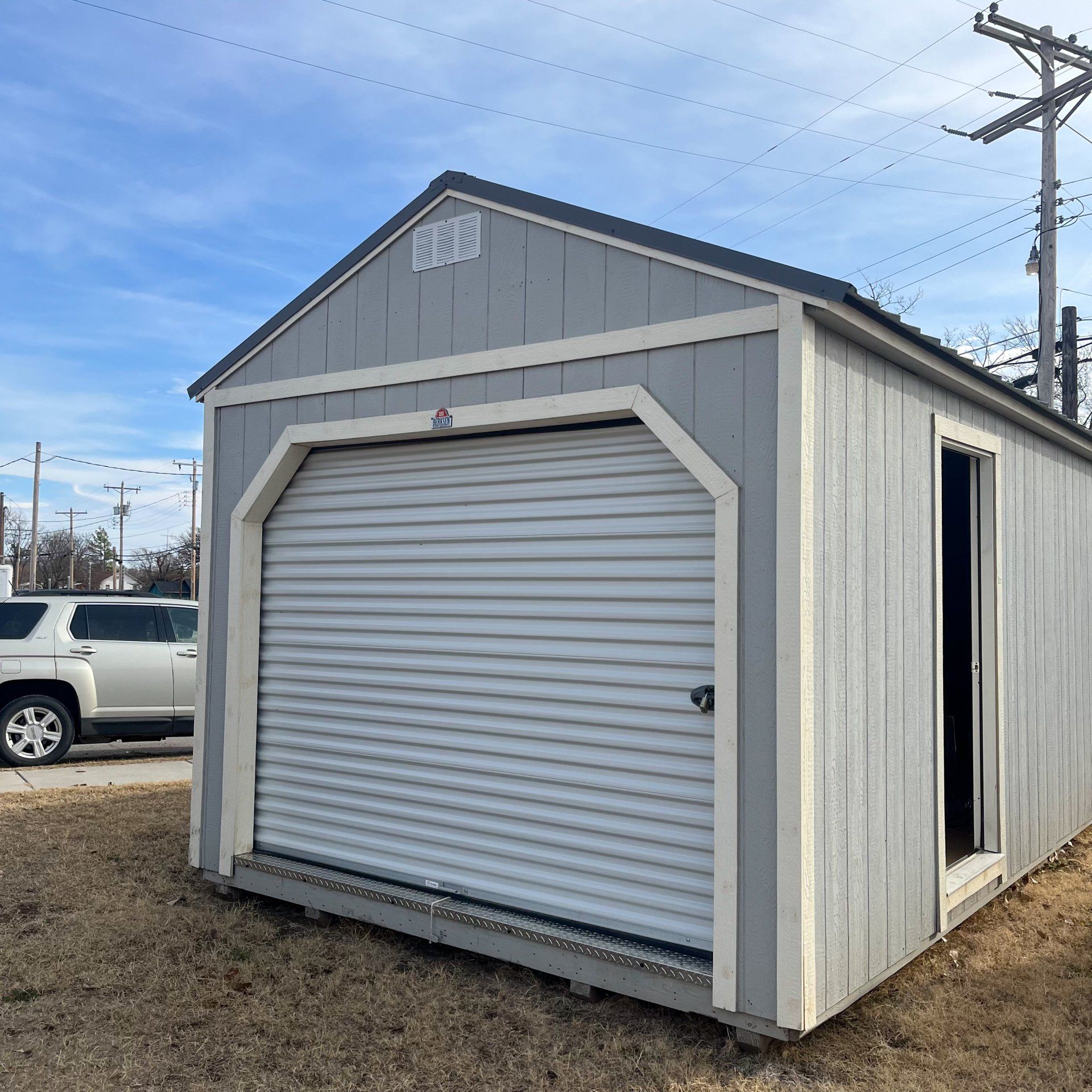 Derksen 12x28 Portable garage