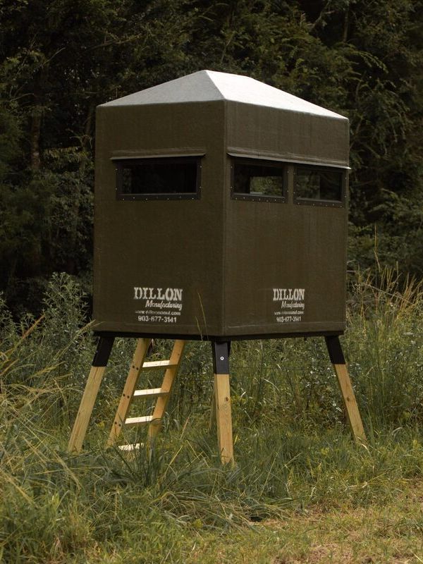 a hunting blind made by dillon manufacturing