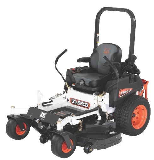 a bobcat zt 3500 lawn mower is shown on a white background