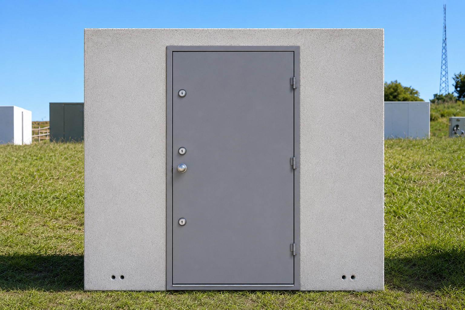 4x8 Non Decorative Concrete Safe Room