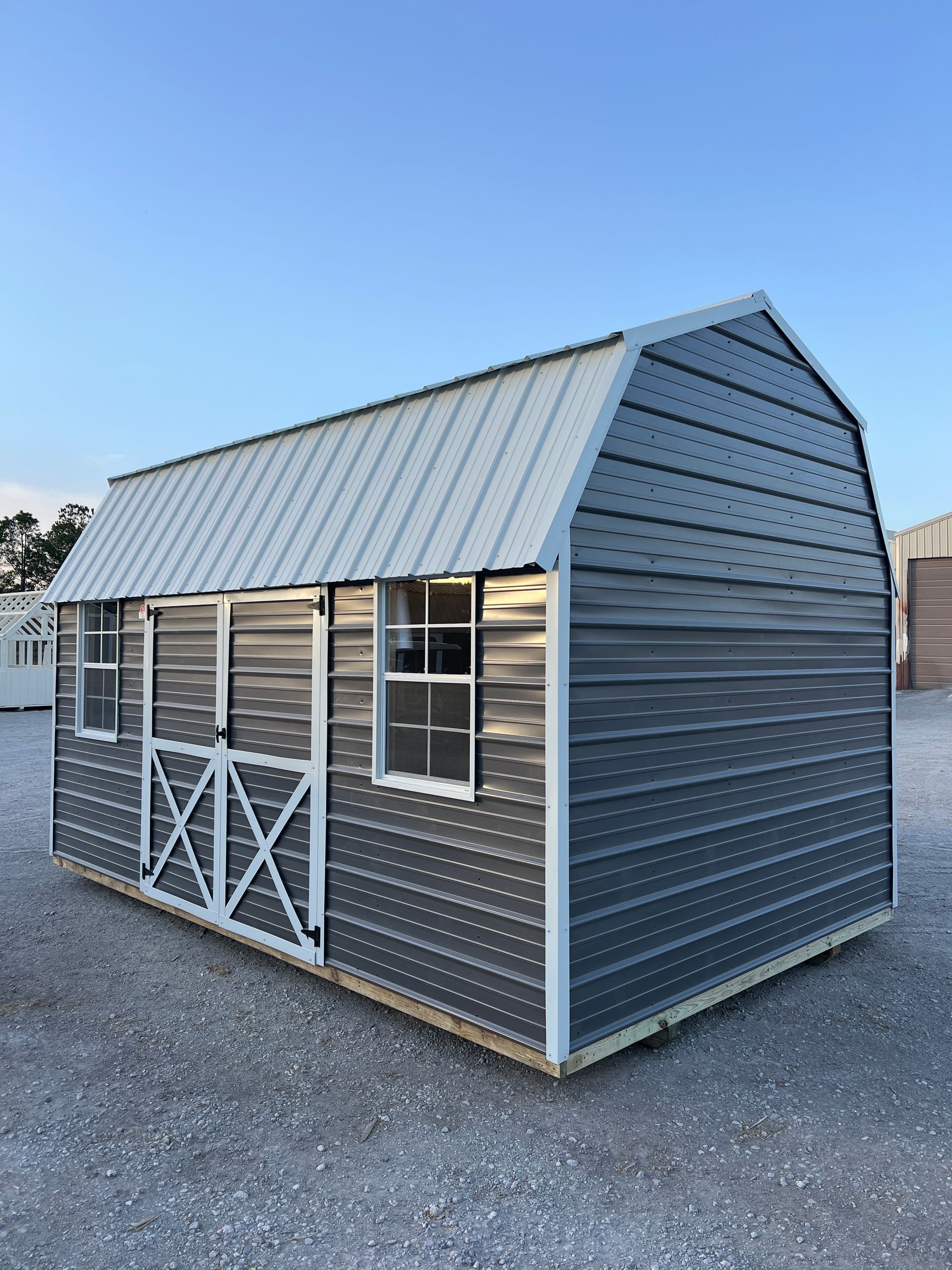 M&D Enterprises | Derksen 10x16 Metal Side Lofted Barn