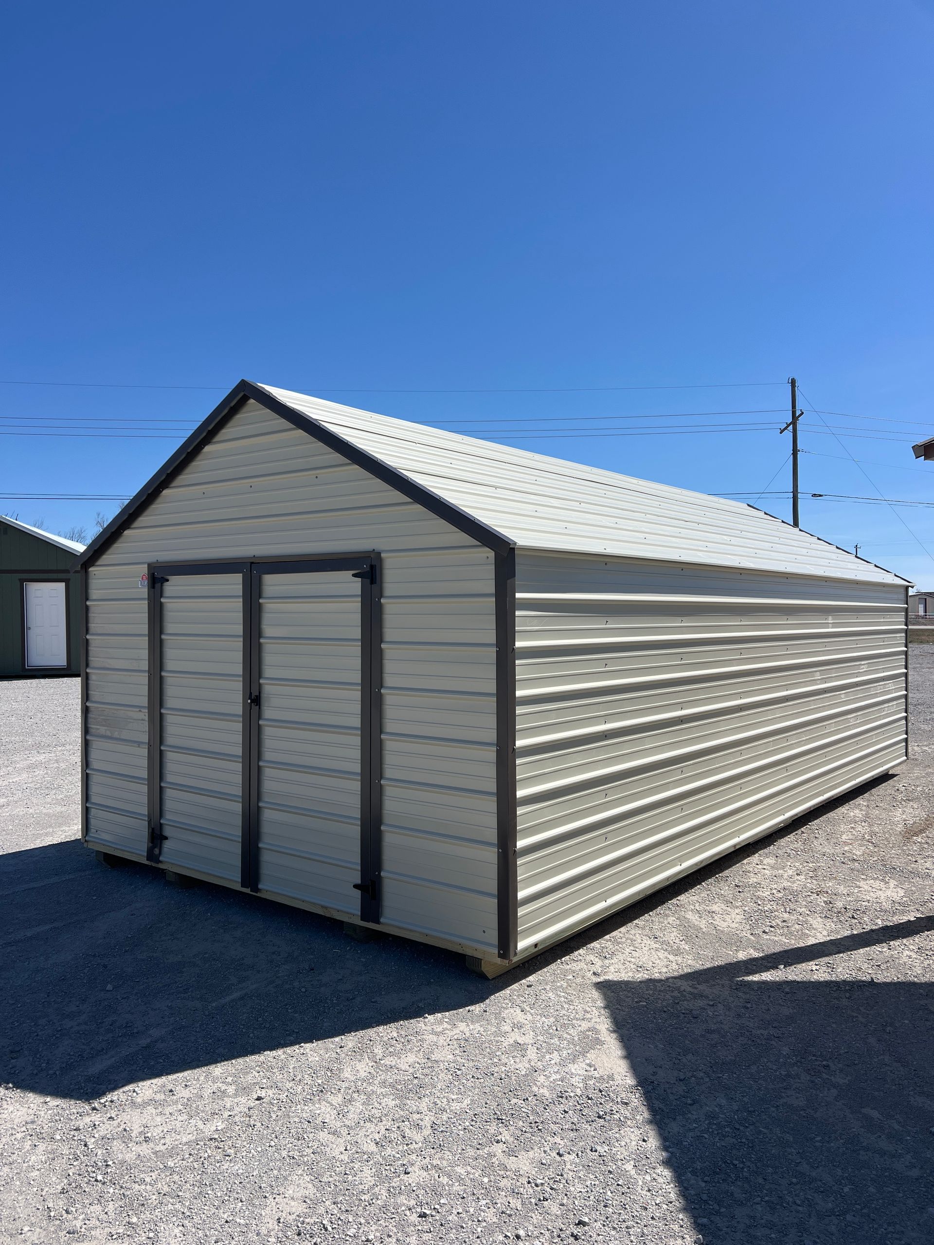 M&D Enterprises | Derksen 12x28 Lofted Barn Garage