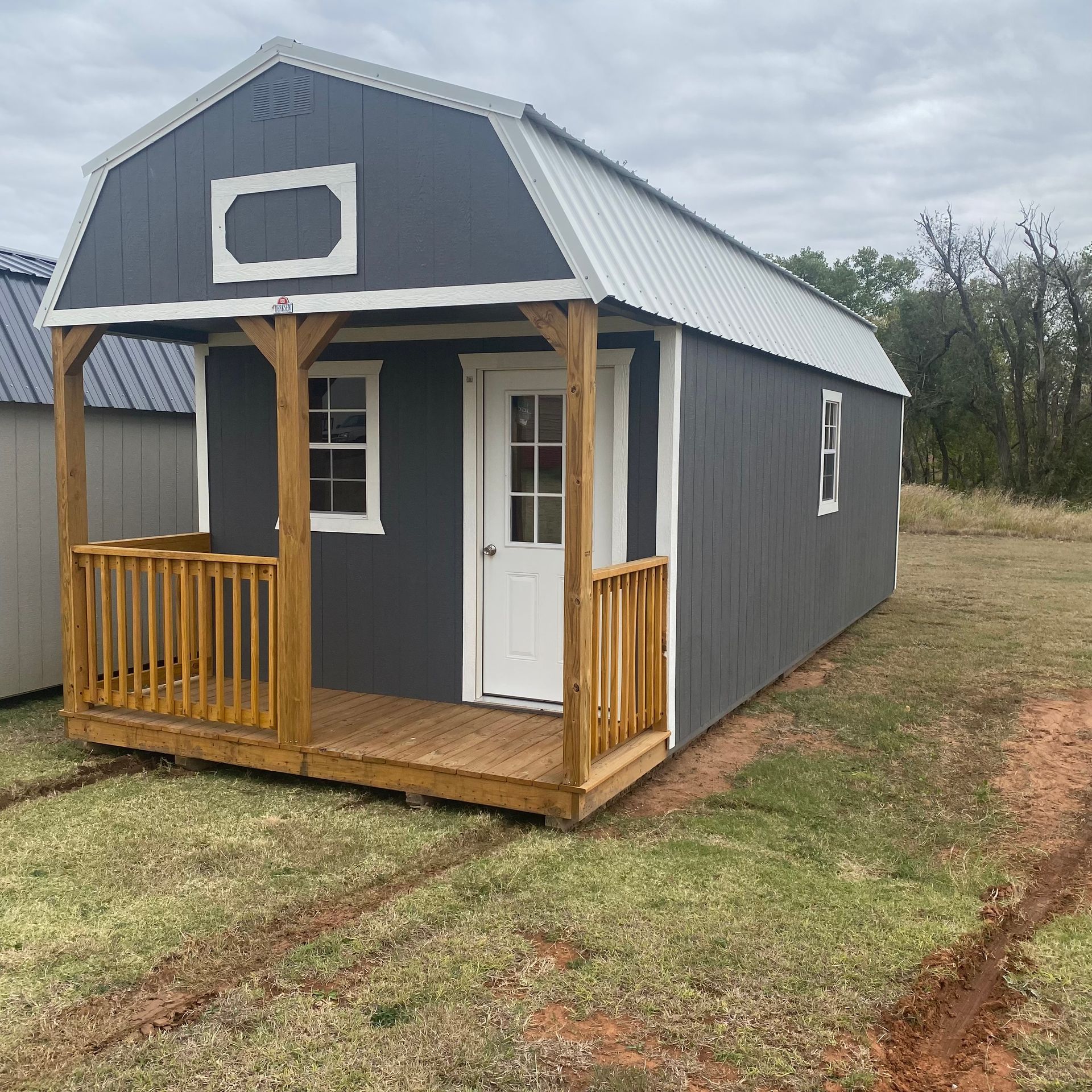 Derksen 12x32 Lofted Barn Cabin