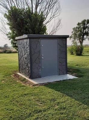 6x6 Above Ground Decorative Concrete Safe Room