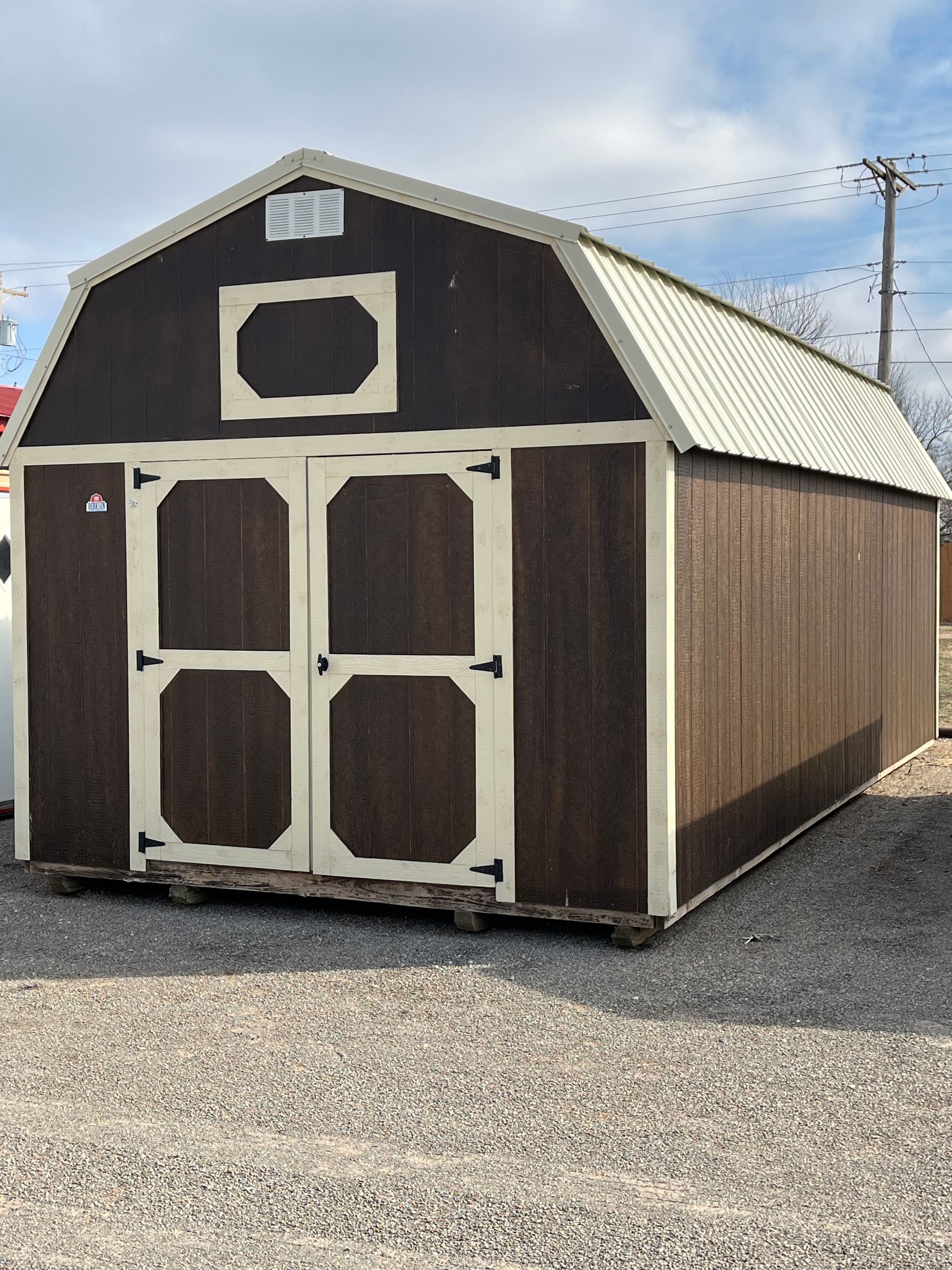 M&D Enterprises | Derksen 12X24 Lofted Barn