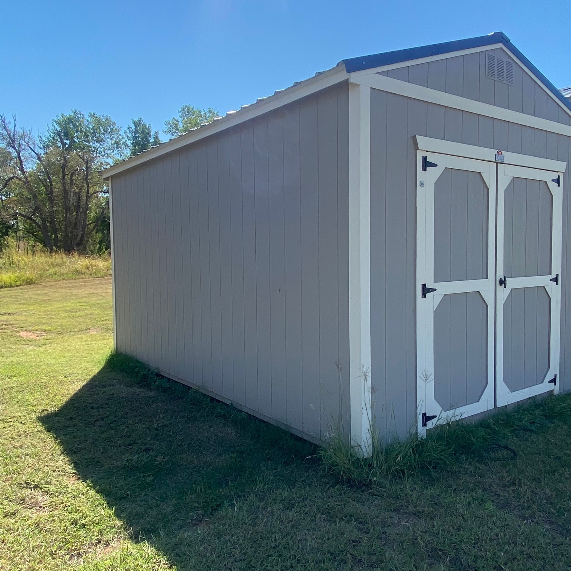 Side Profile Of A 10x16 Utility Extra Height Portable Building