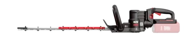 a black and red kress hedge trimmer 