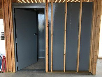 Steel Safe Room Instalation