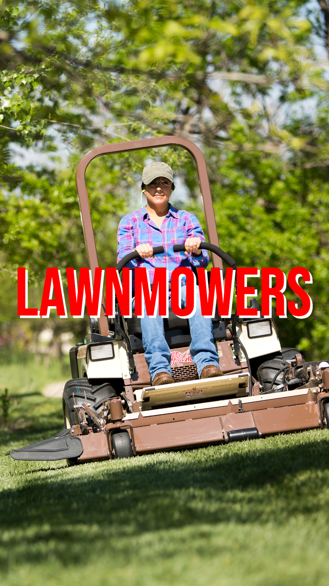 Line up of of mowers