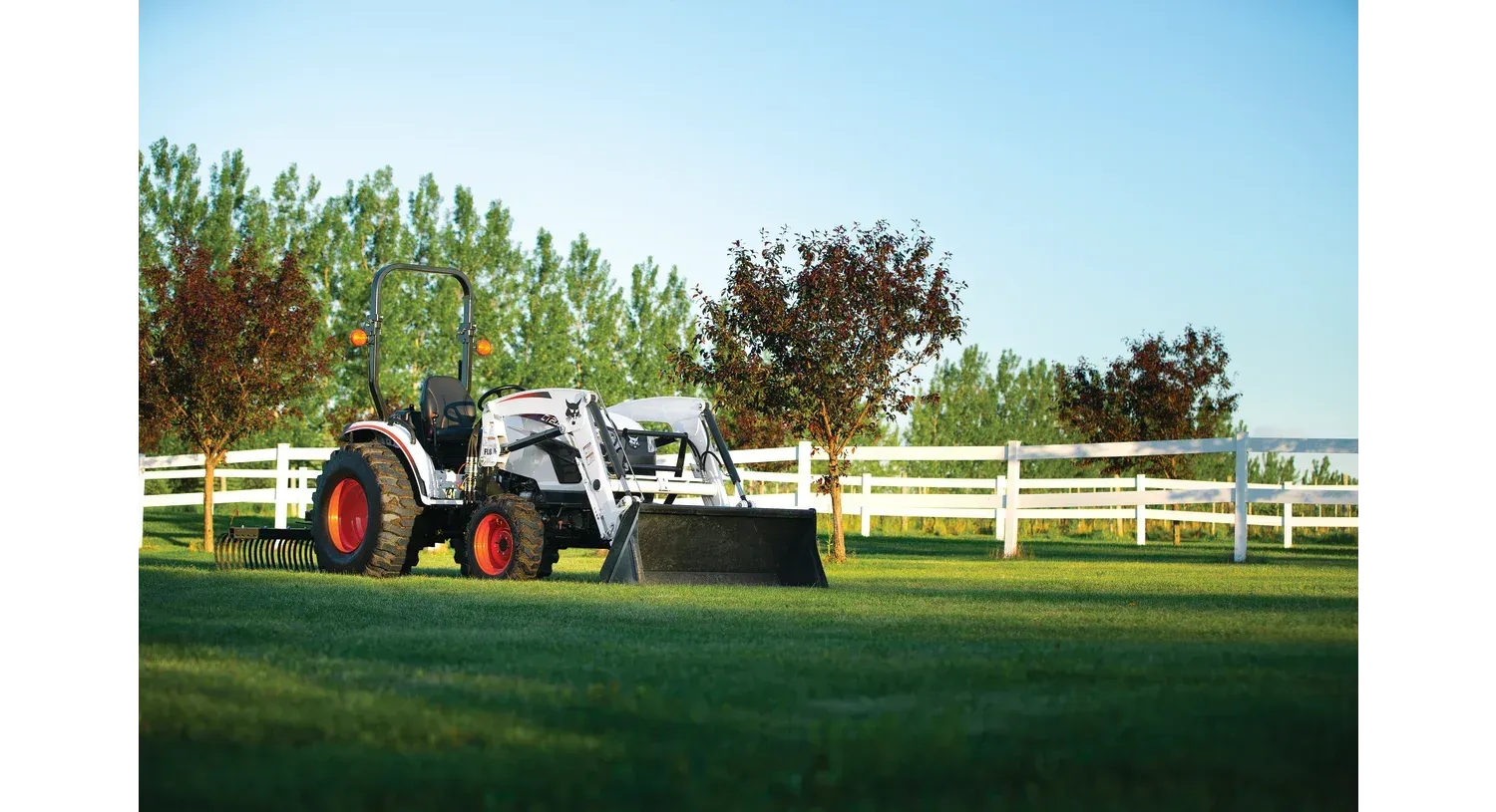 bobcat tractor with a front end loader