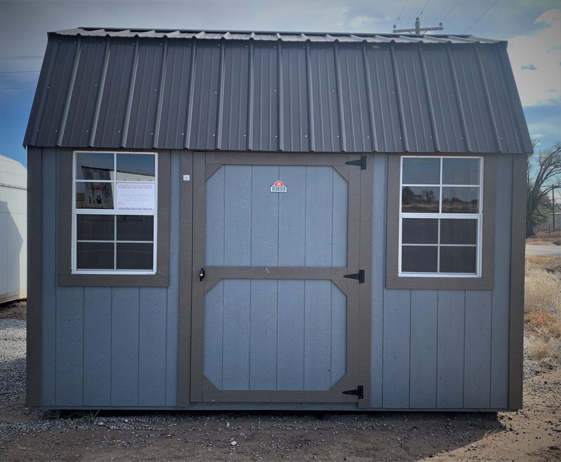 M&D Enterprises | Derksen 8x12 Side Lofted Barn