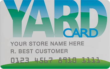a yard card that says your store name here r. best customer