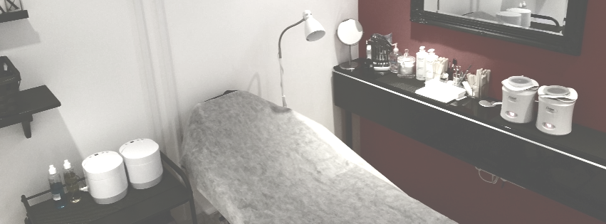 waxing salon set up for waxing, hot waxing and strip wax for hollywood and brazilian waxing