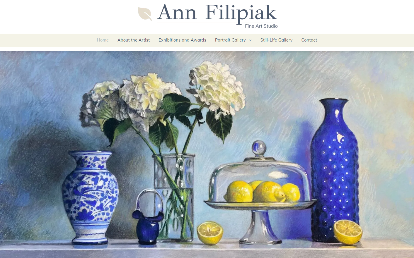Ann Filipiak Fine Art Studio Website