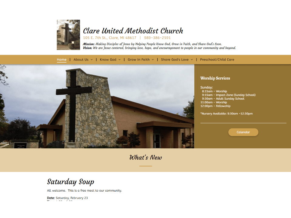 Clare United Methodist Church