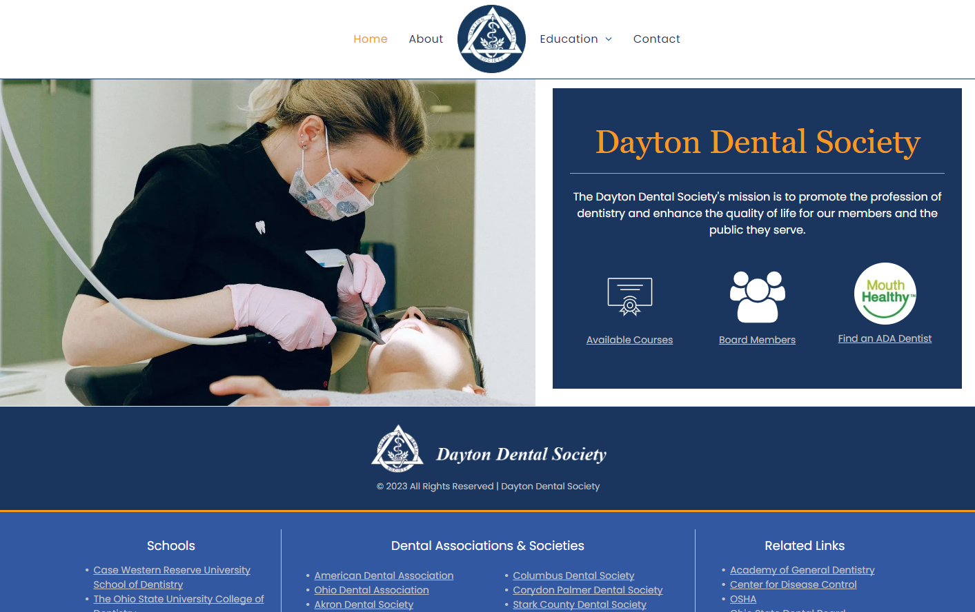 Dayton Dental Society Website