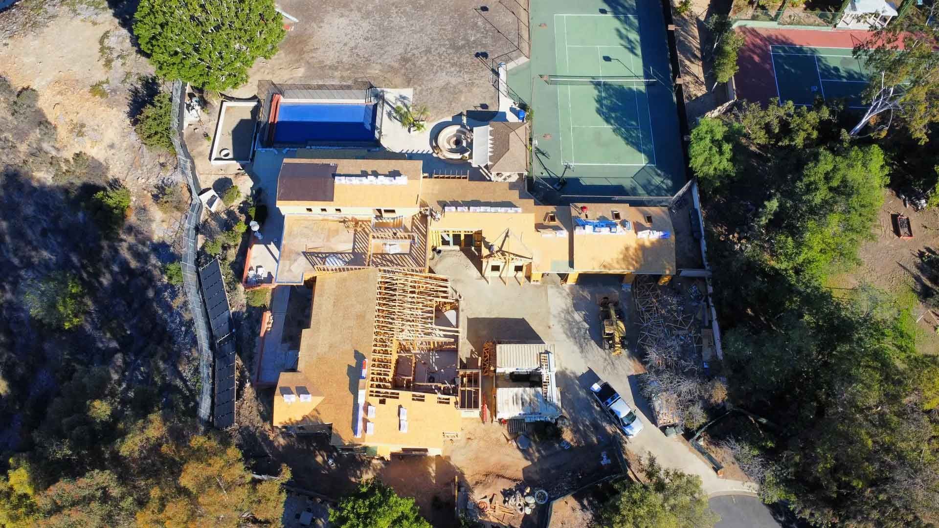 Roof Being Installed On A Brand New Home