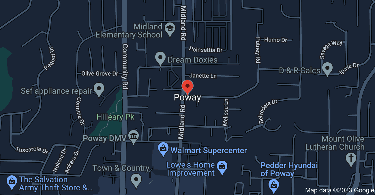 Poway, California Map 5 - Serviced By Dana Logsdon Roofing & Solar