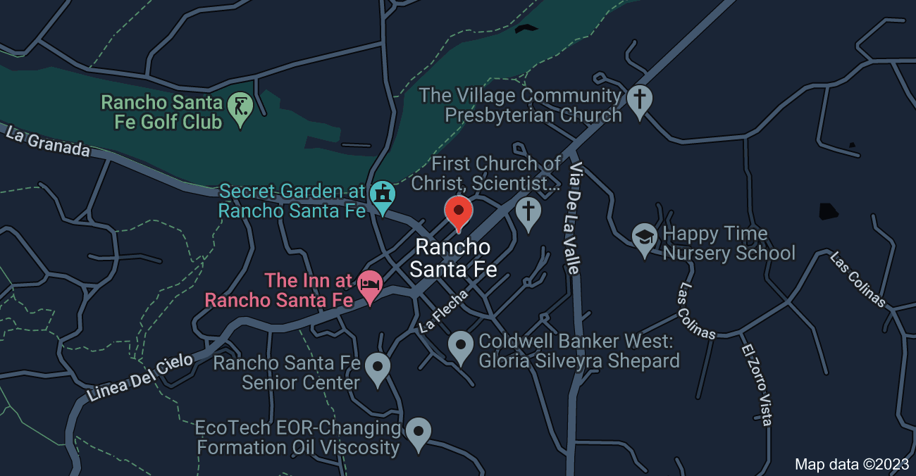 Rancho Santa Fe, California Map 5 - Serviced By Dana Logsdon Roofing & Solar