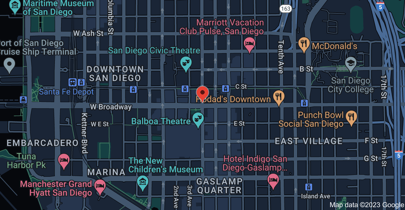 San Diego, California Map 5 - Serviced By Dana Logsdon Roofing & Solar