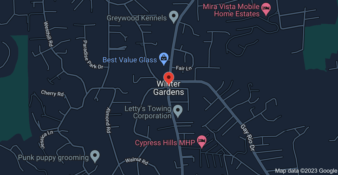 Winter Gardens, California Map 1 - Serviced By Dana Logsdon Roofing & Solar