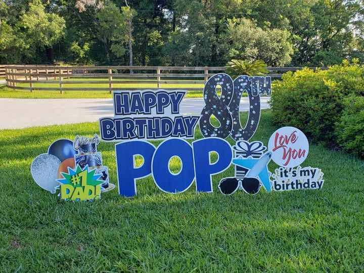 Happy Birthday Yard Cards