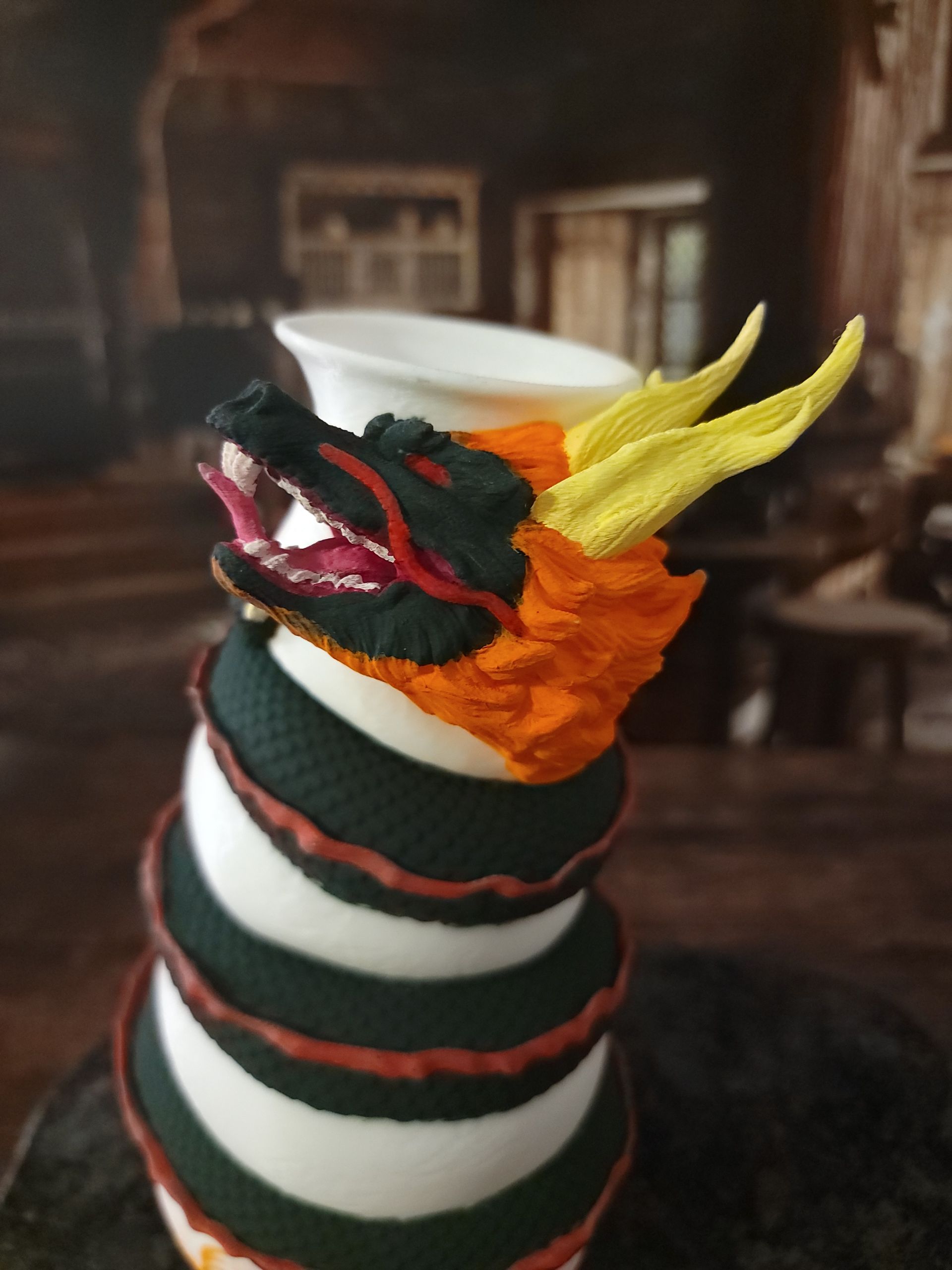 Decorative Dragon Vase