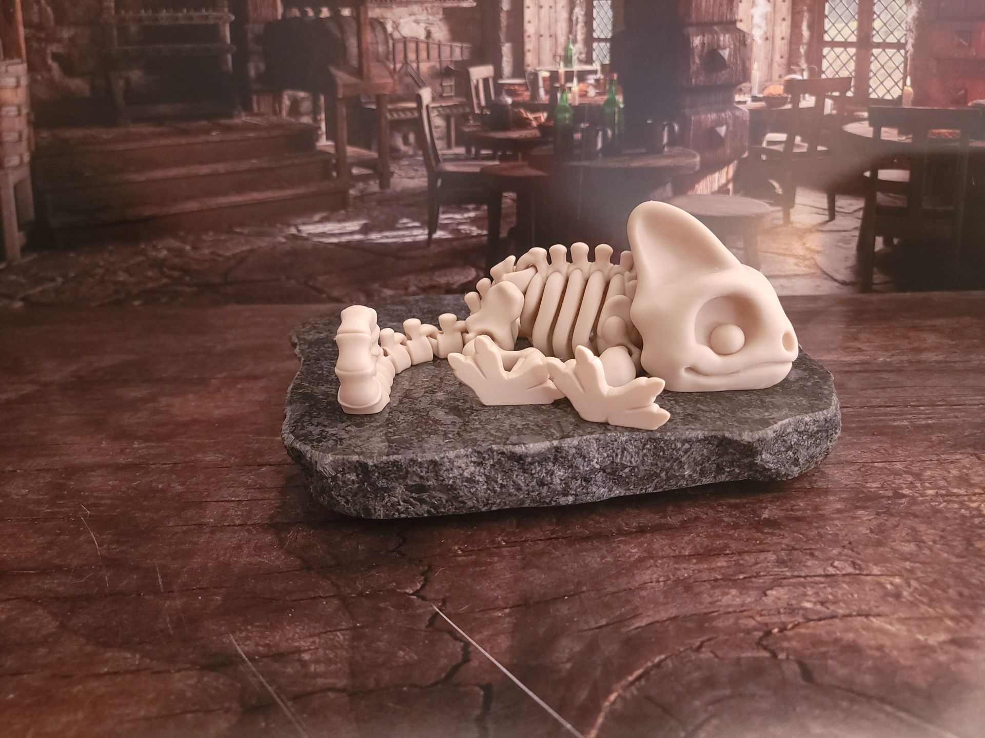 Articulated Chameleon Skeleton