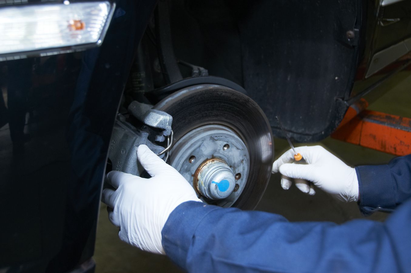 Car Brake Check — Peter Mac's Service Centre in Budgewoi, NSW
