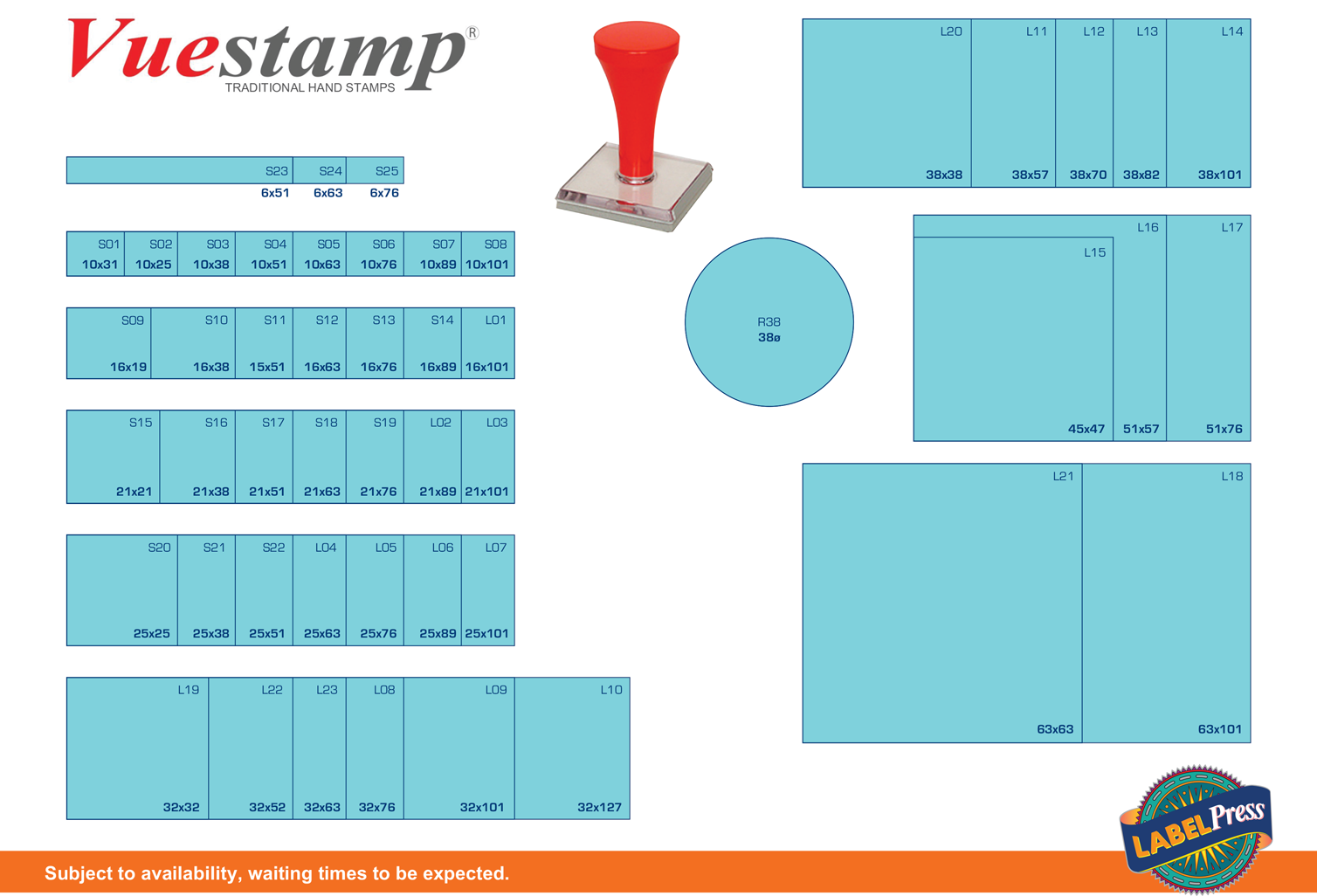 VueStamp — Hobart, TAS — Labelpress Printing Services Pty Ltd