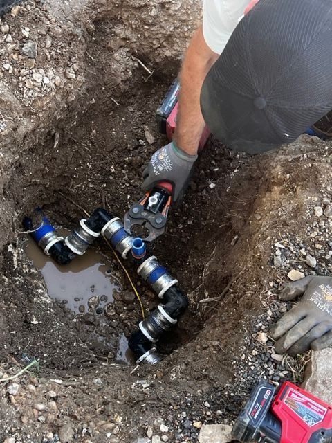 New Water Heater Being Installed in Waco, Texas