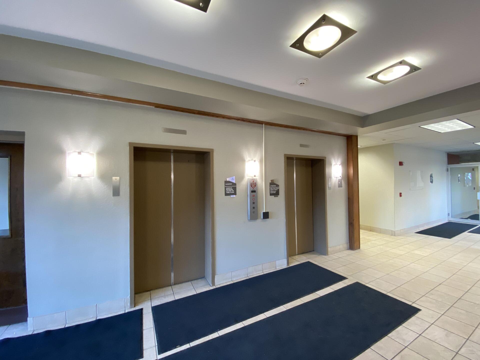Atwood Plaza Interior Photo of Elevators