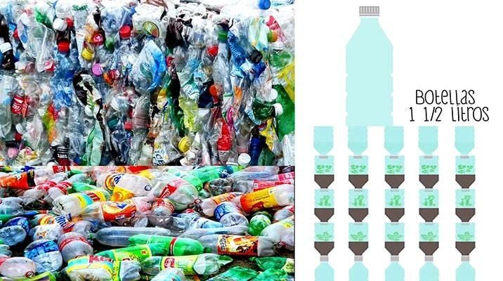 Yonke Fénix Recicladores  -botellas de plásticos
