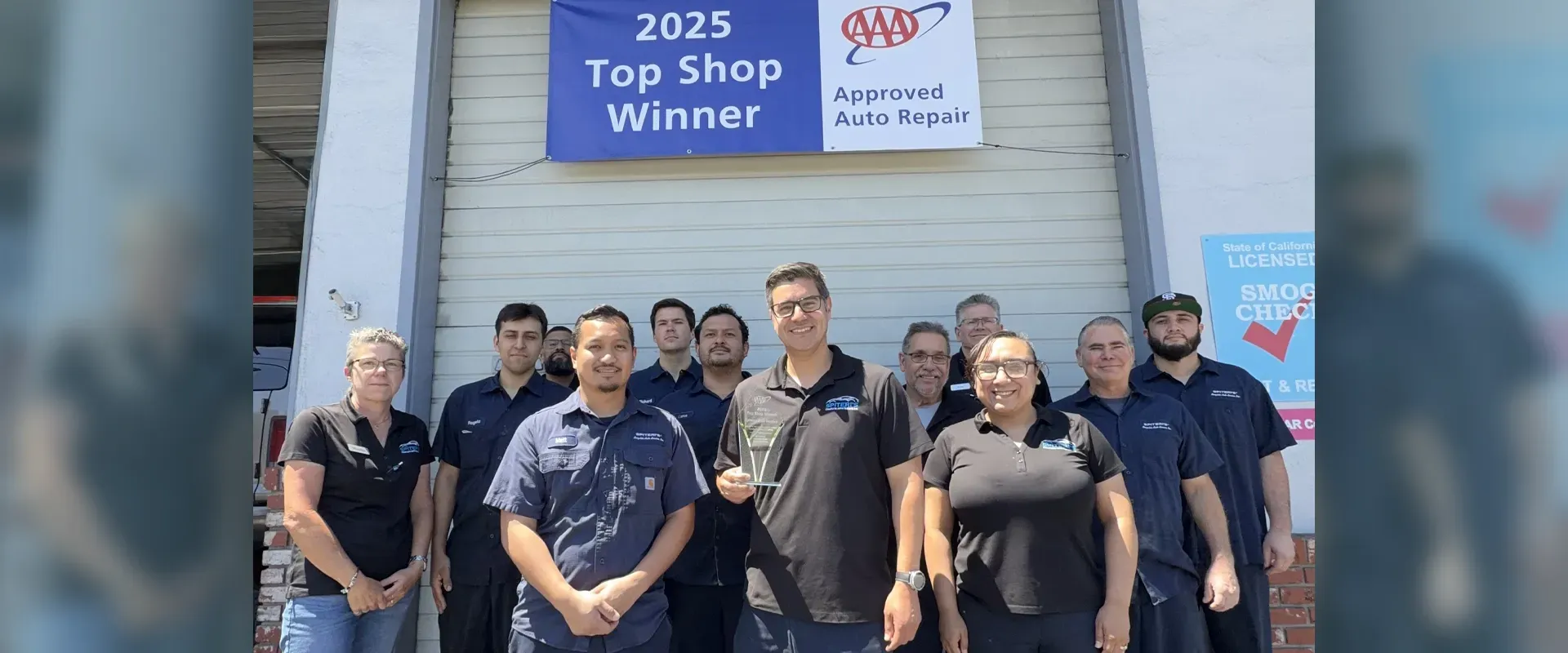 2025 Top Shop Winner from AAA, Our Expert Team in Belmont, CA | Spiteri's Complete Auto Service