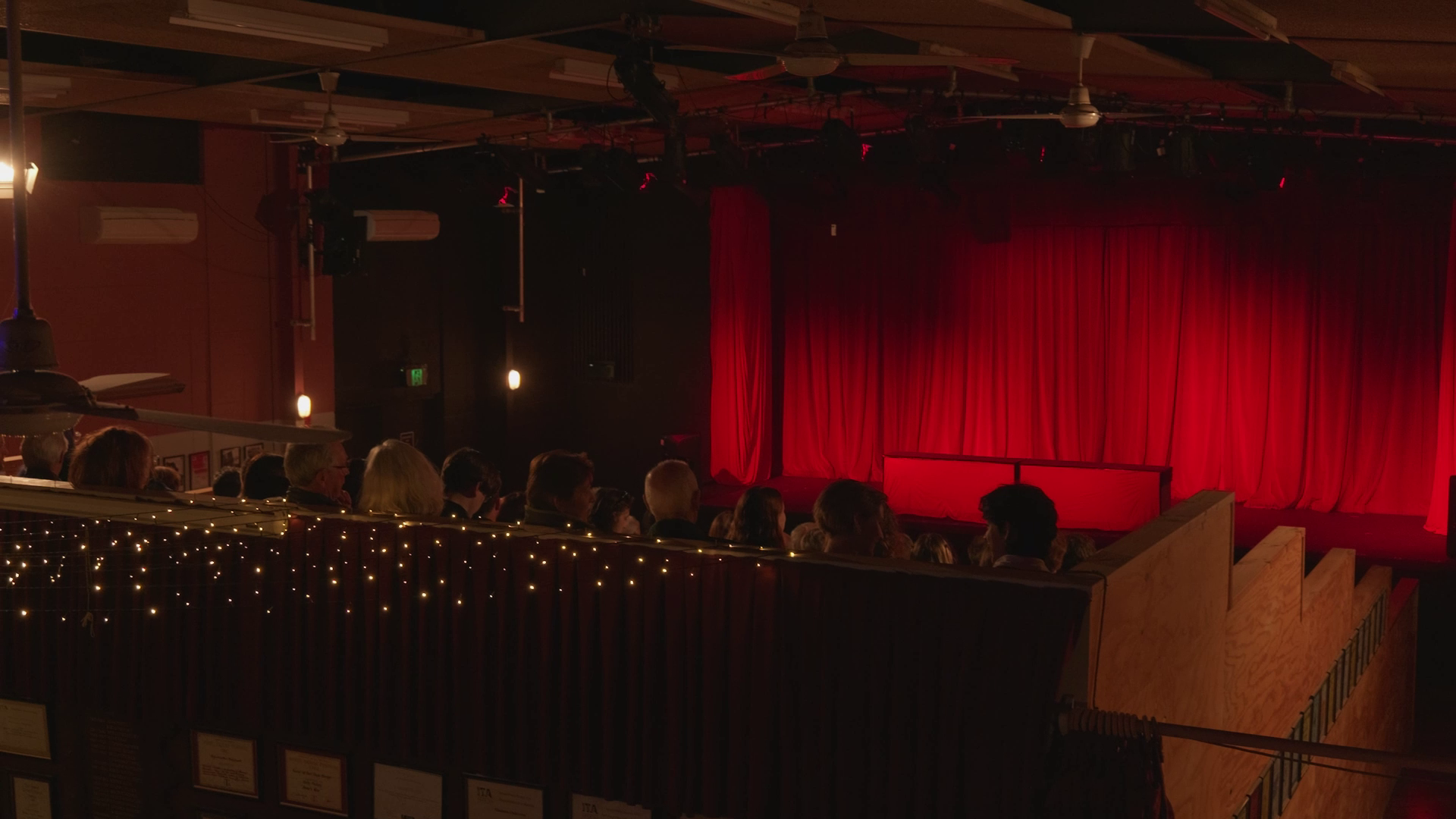 Woman being interviewed in a studio.