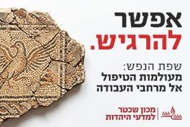 שפת הנפש - לימודי תעודה במכון שכטר