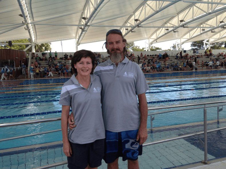 Mark And Raylene — Swim Training In Cannonvale, QLD