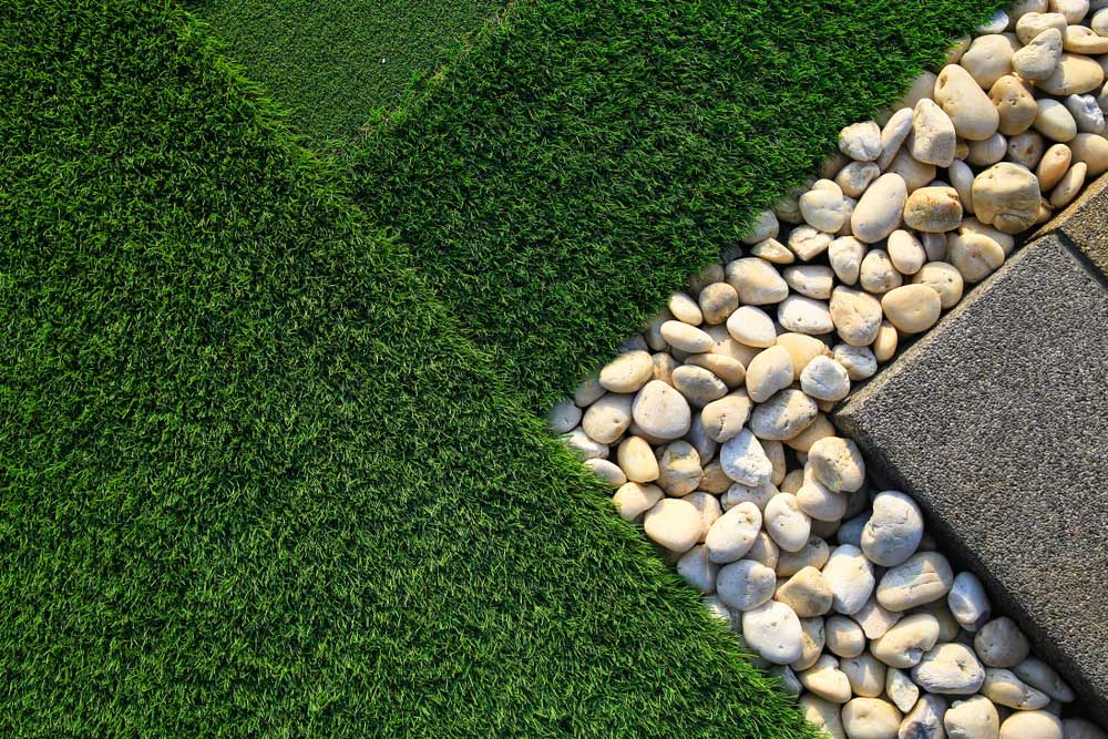 Decorative Ground in the Garden with Pebbles — Kashmiri Pebbles in Bonny Hills NSW