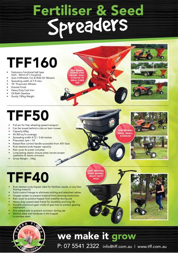Fertiliser Spreaders Preview — Bulk Landscaping Supplies in Bonny Hills NSW