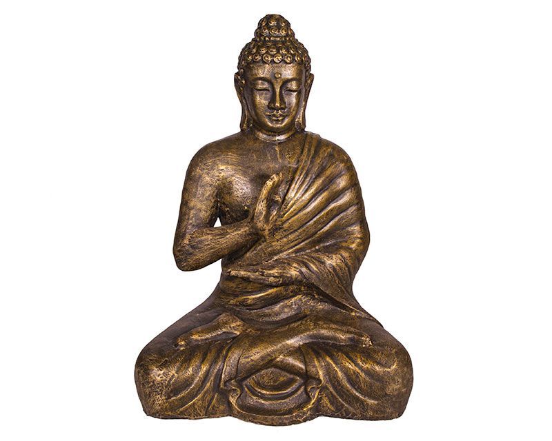Fibrestone X-Lge Sitting Buddha — Décor in Bonny Hills NSW