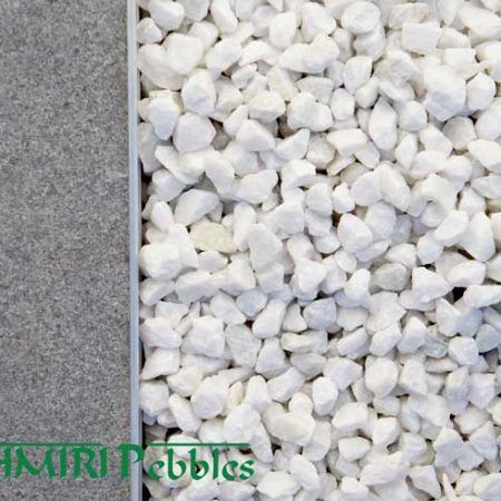 Crushed Snow White Pebbles — Décor in Bonny Hills NSW