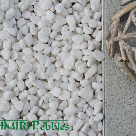 Snow White Natural Pebbles — Décor in Bonny Hills NSW