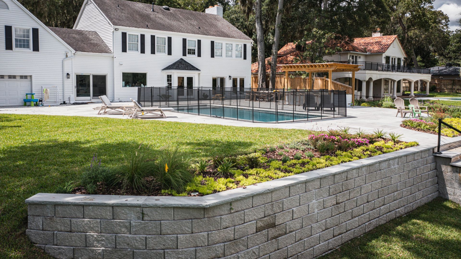 Paver Retaining Wall Ortega Forest, FL