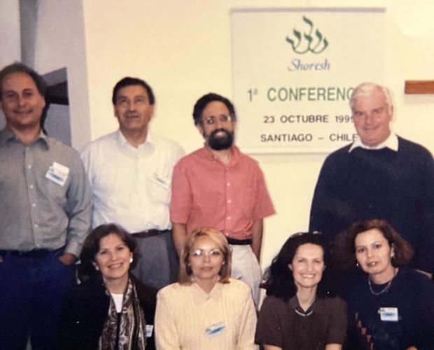 Participants of a Shoresh conference in Santiago, Chile, in the 1990s.