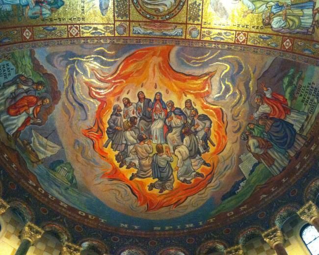 Mosaic of Pentecost