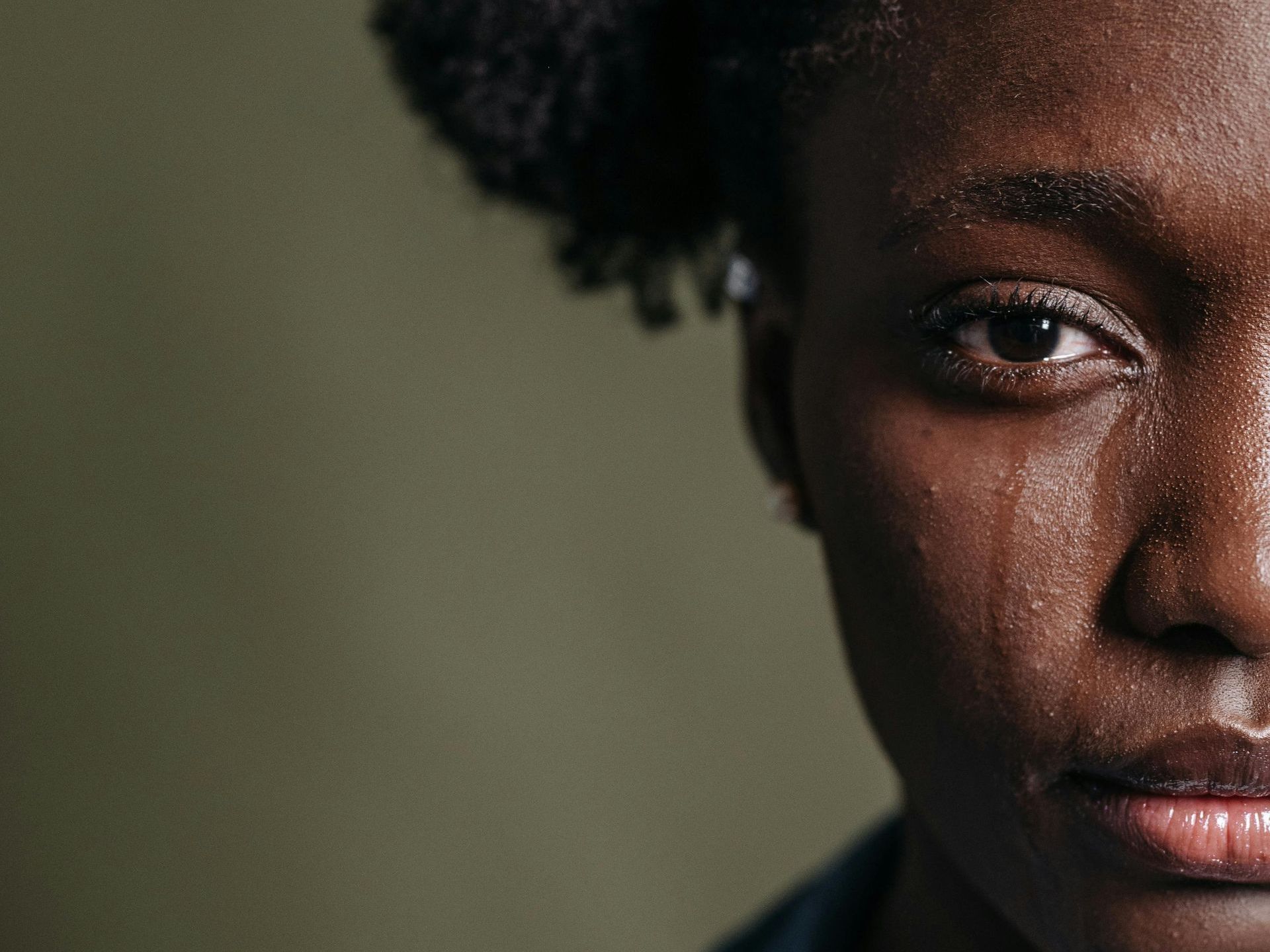 woman crying