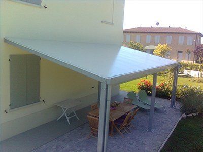 coperture in pvc per tettoia